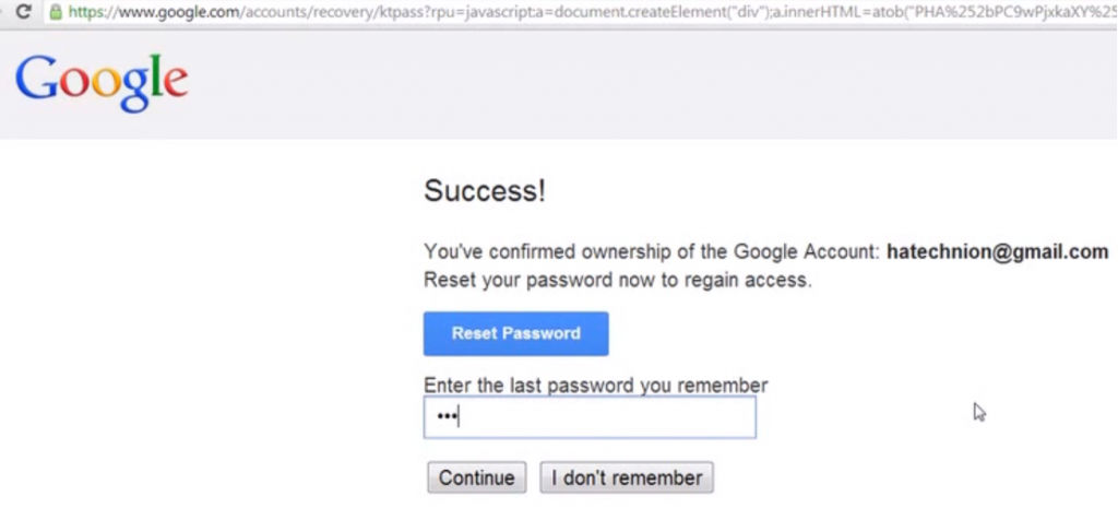 Hacking Google Gmail account 2