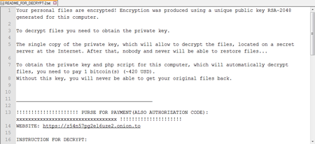 Linux ransomware ransom demand