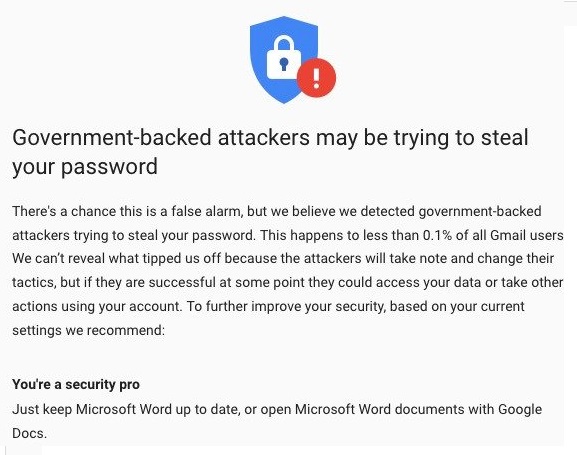 Google warns of APT28 attack attempts against 14,000 Gmail users